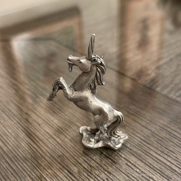 Vintage Spoontiques Unicorn 1981 Pewter Miniature Figure PP524 - Picture 6 of 16